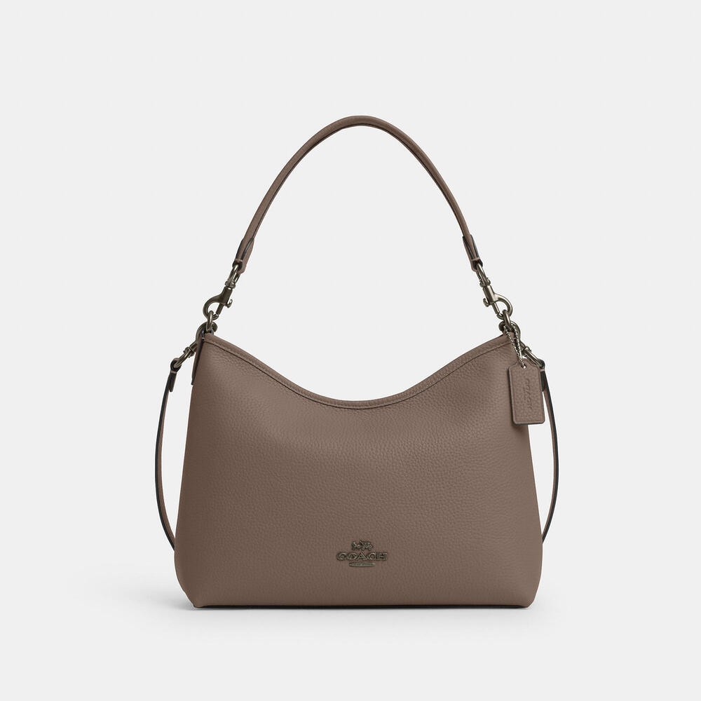 Coach Outlet Laurel Shoulder Bag - Stone/Gunmetal